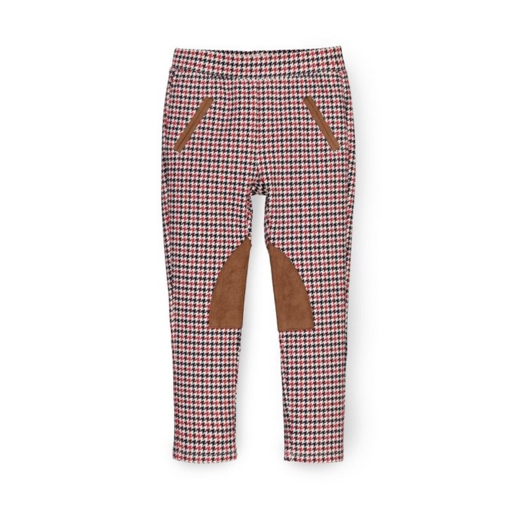 Hope and Henry girls riding pants, size 8 houndstooth